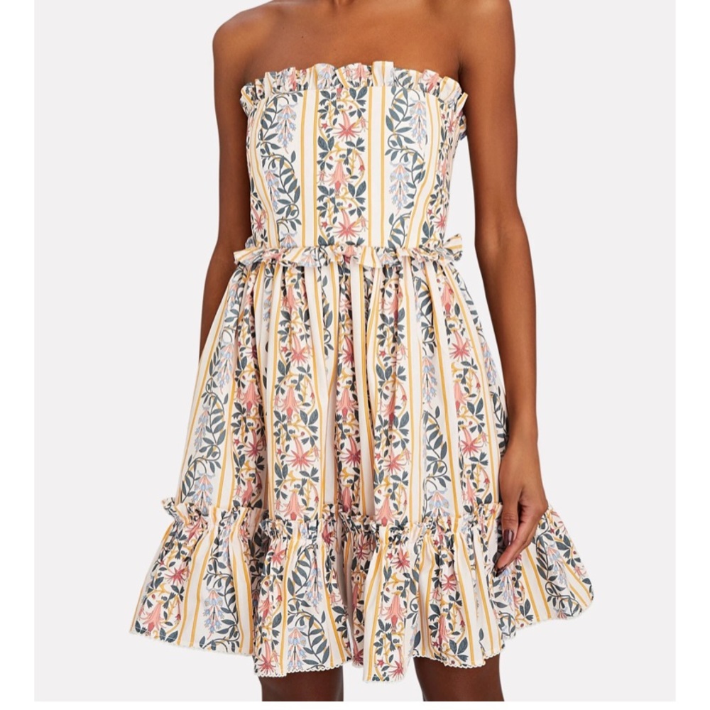 AGUA BY AGUA BENDITA
Rosa Floral Strapless Mini Dress (NWT)